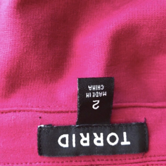 TORRID Maroon Wine Motorcycle Moto Cropped Vest 2 - Picture 8 of 9